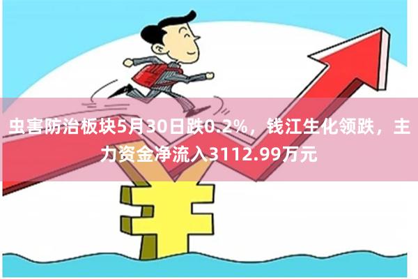 虫害防治板块5月30日跌0.2%，钱江生化领跌，主力资金净流入3112.99万元